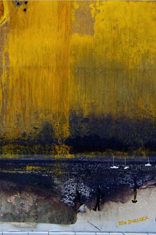 Fire on the bay 3. AR 2x3 Australian original art print.