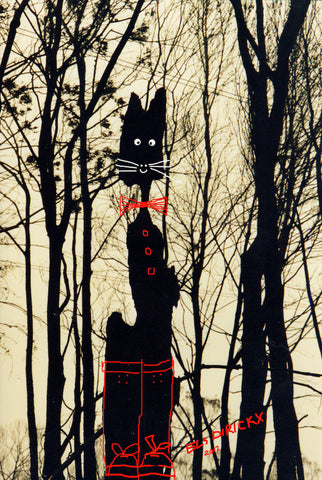 Puss in Boots. Australian original art print.