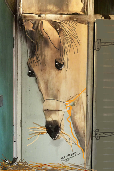 This is my Horse of Course!.  Australian original art print.
