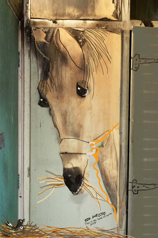 This is my Horse of Course!.  Australian original art print.