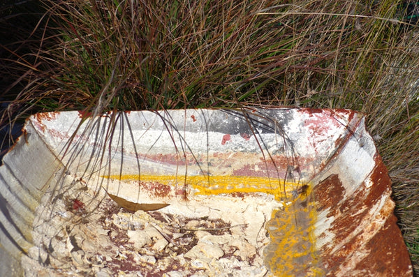 Dry creek bed.  Australian original art print.