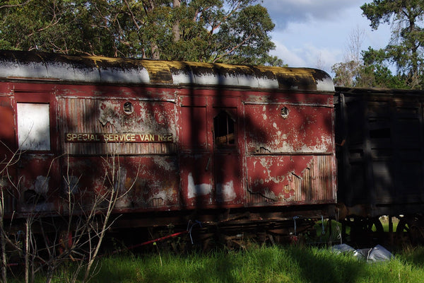 Rolling Stock 3. Australian original art print.