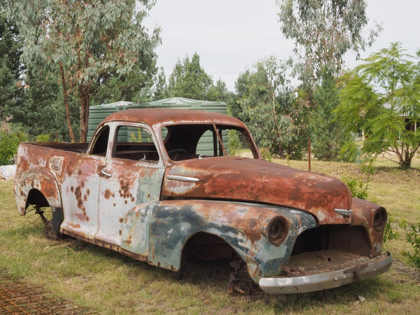 Chevy on the Levy.  Australian original art print.