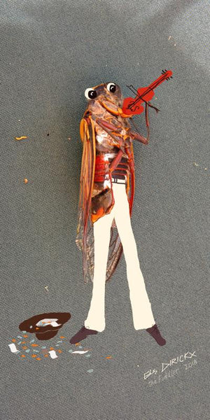 The Fiddler. Australian original art print.